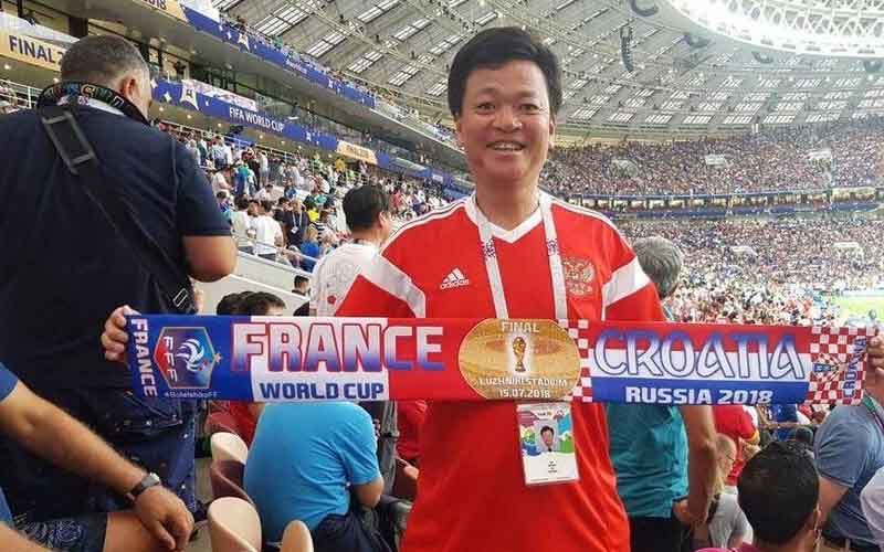 Chủ tịch CLB Hải Phòng Hoàn “Pháo” và những lần xuất hiện tại WorldCup Chủ tịch CLB Hải Phòng Hoàn “Pháo” và những lần xuất hiện tại WorldCup